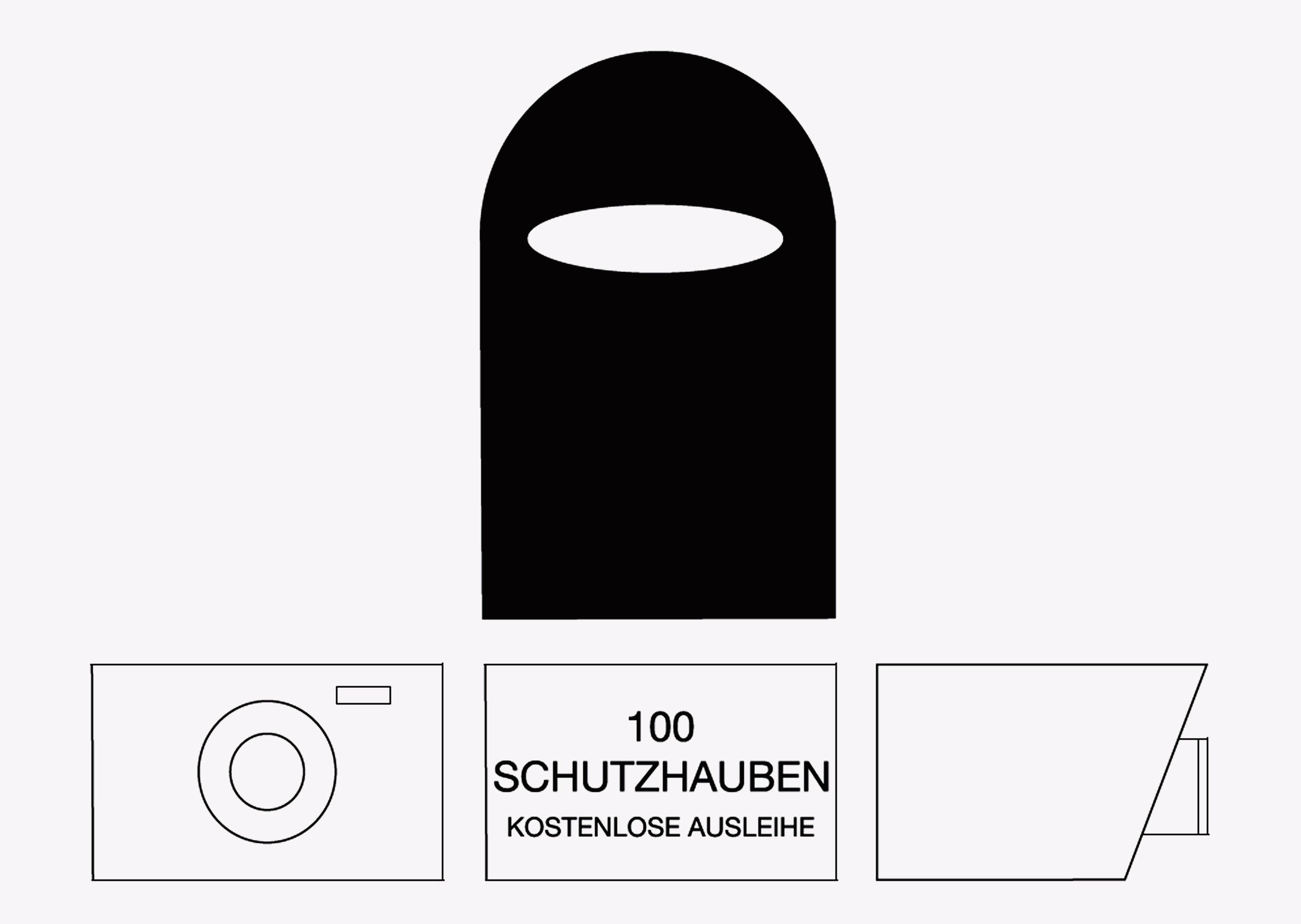 100 Schutzhauben